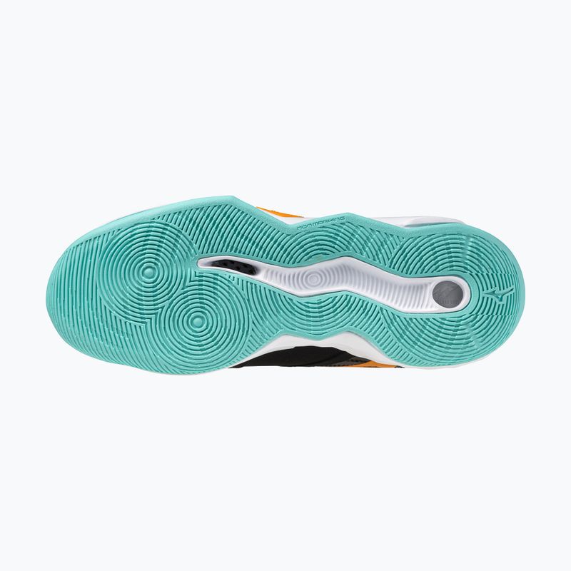 Кросівки волейбольні Mizuno Wave Momentum Pro black/tangelo/ice green 4