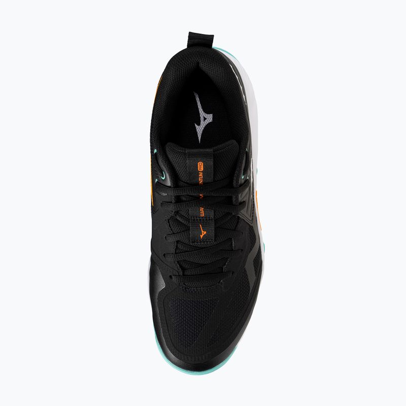 Кросівки волейбольні Mizuno Wave Momentum Pro black/tangelo/ice green 5
