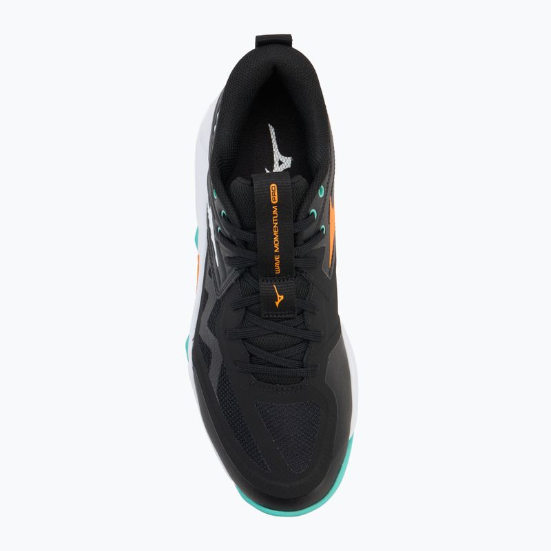 Кросівки волейбольні Mizuno Wave Momentum Pro black/tangelo/ice green 5