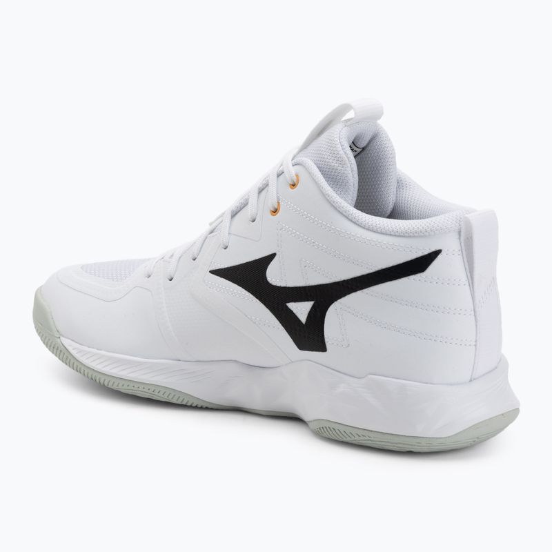 Кросівки волейбольні Mizuno Wave Momentum Pro Mid white/black/frozen emerald 3