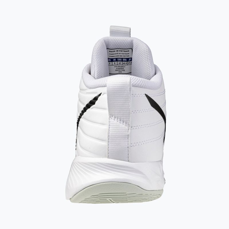 Кросівки волейбольні Mizuno Wave Momentum Pro Mid white/black/frozen emerald 10