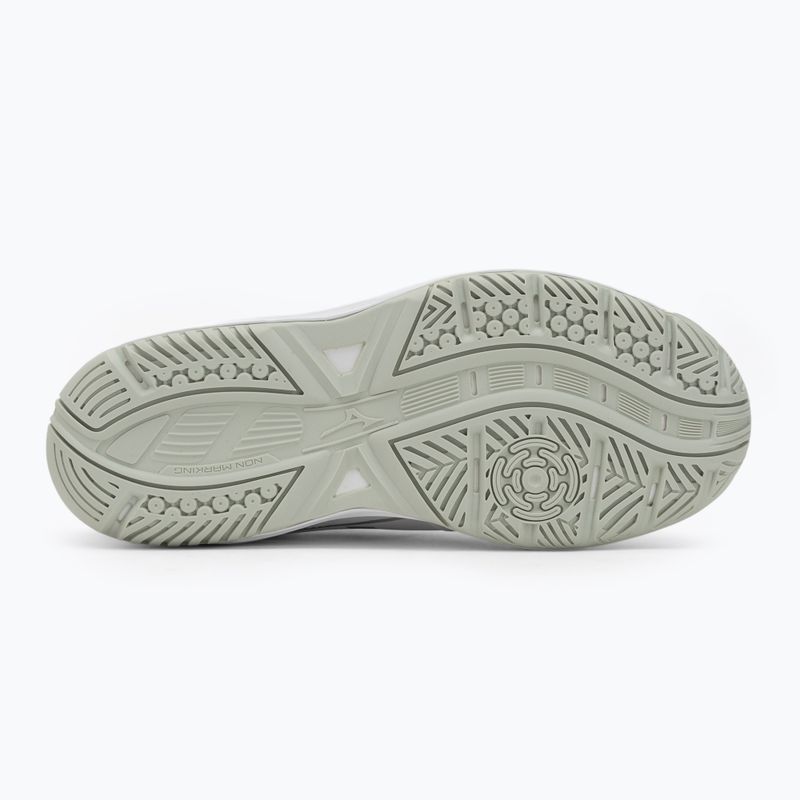 Кросівки волейбольні дитячі Mizuno Cyclone Speed 5 white/black/frozen emerald 4