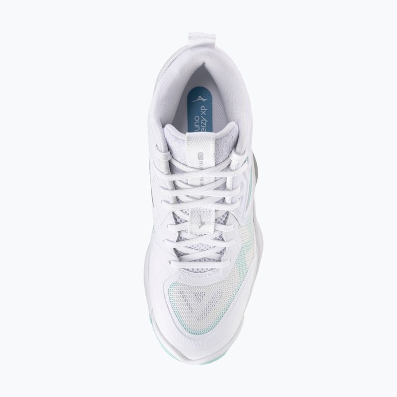 Кросівки волейбольні жіночі  Mizuno Wave Momentum Elite Mid white/blue tint 5