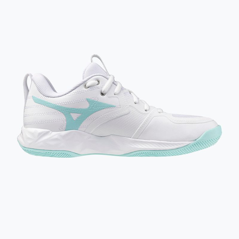 Кросівки волейбольні жіночі Mizuno Wave Momentum Pro white/blue tint 2