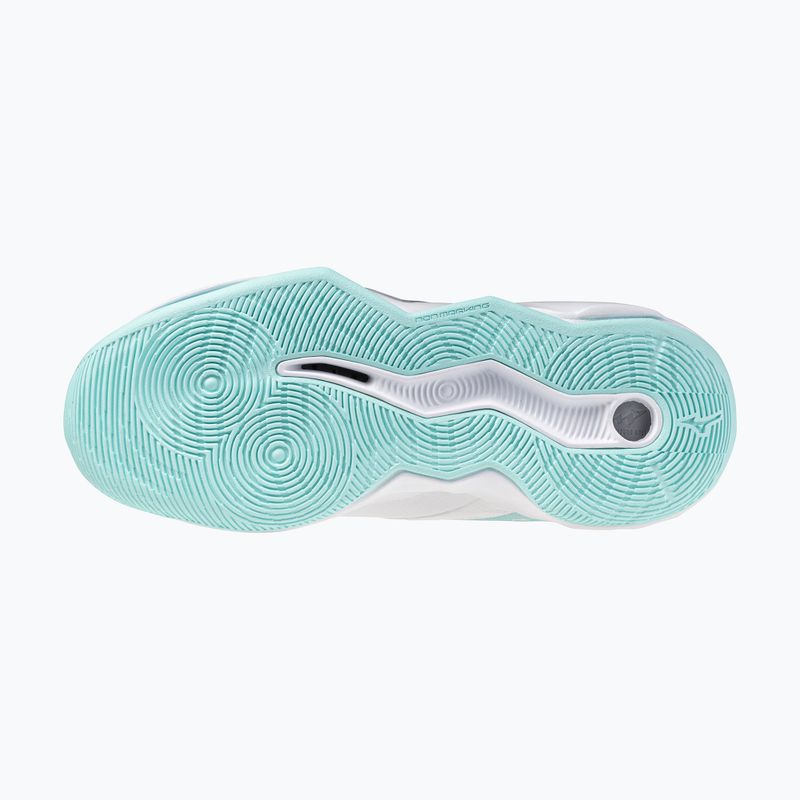 Кросівки волейбольні жіночі Mizuno Wave Momentum Pro white/blue tint 4