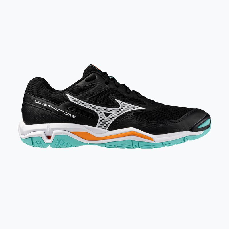 Кросівки гандбольні Mizuno Wave Phantom 3 black/tangelo/ice green