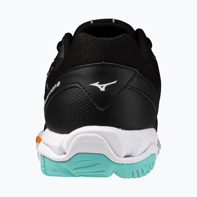 Кросівки гандбольні Mizuno Wave Phantom 3 black/tangelo/ice green 3