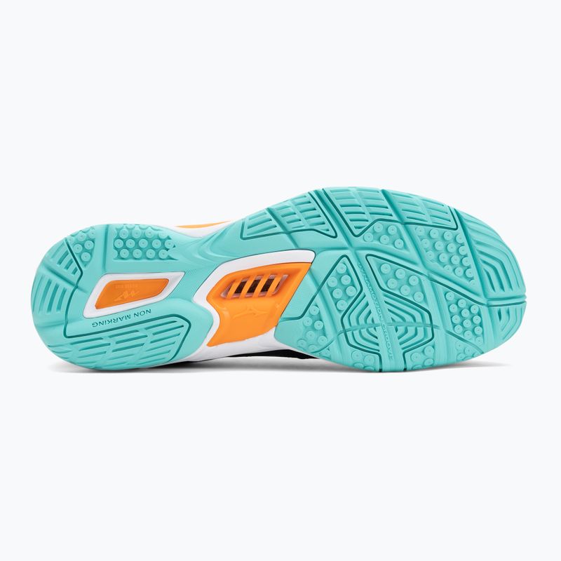 Кросівки гандбольні Mizuno Wave Phantom 3 black/tangelo/ice green 4