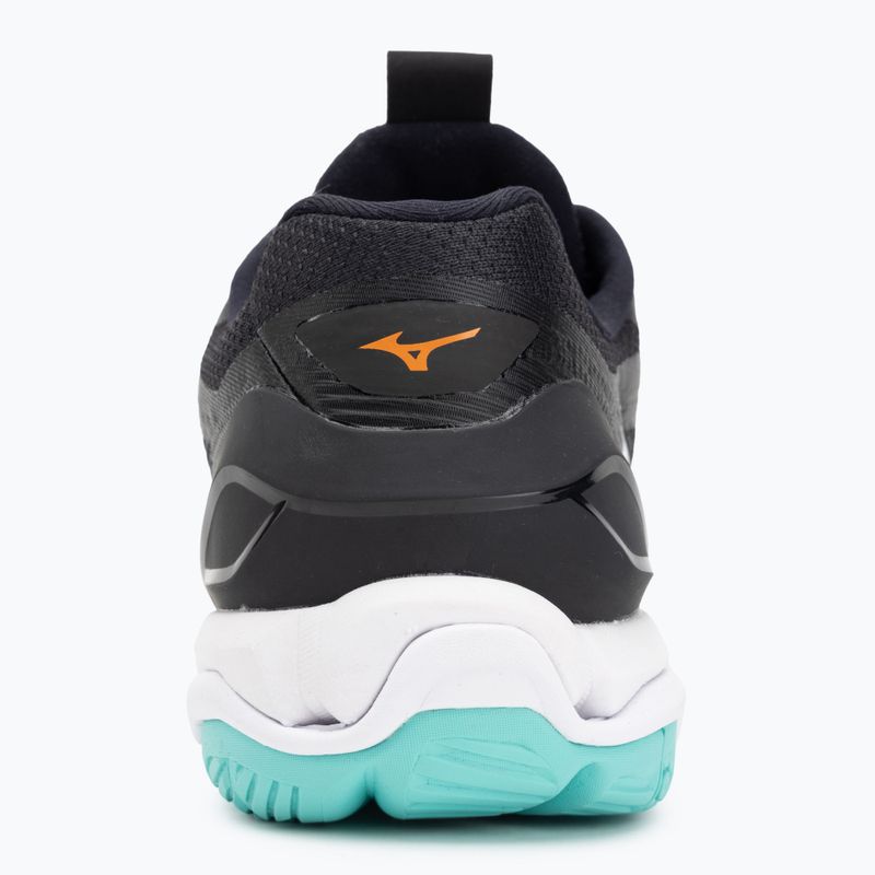Кросівки гандбольні Mizuno Wave Stealth 6 black/tangelo/ice green 6