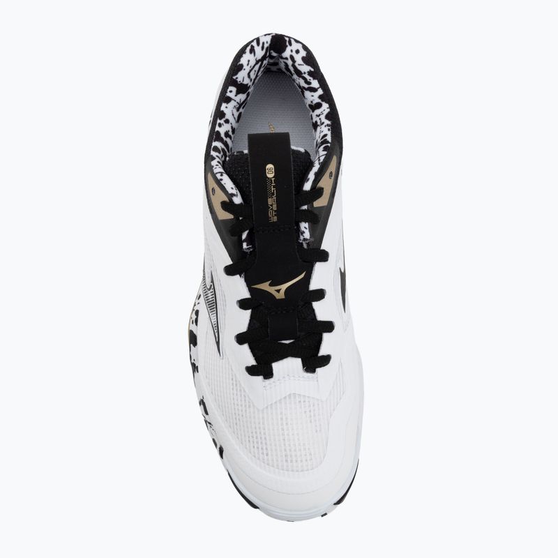 Взуття для гандболу Mizuno Wave Stealth 6 white/black/gold 5