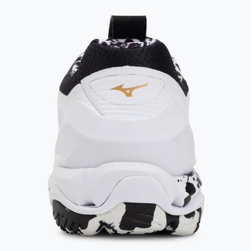 Кросівки гандбольні Mizuno Wave Stealth 6 white/black/ge gold 6