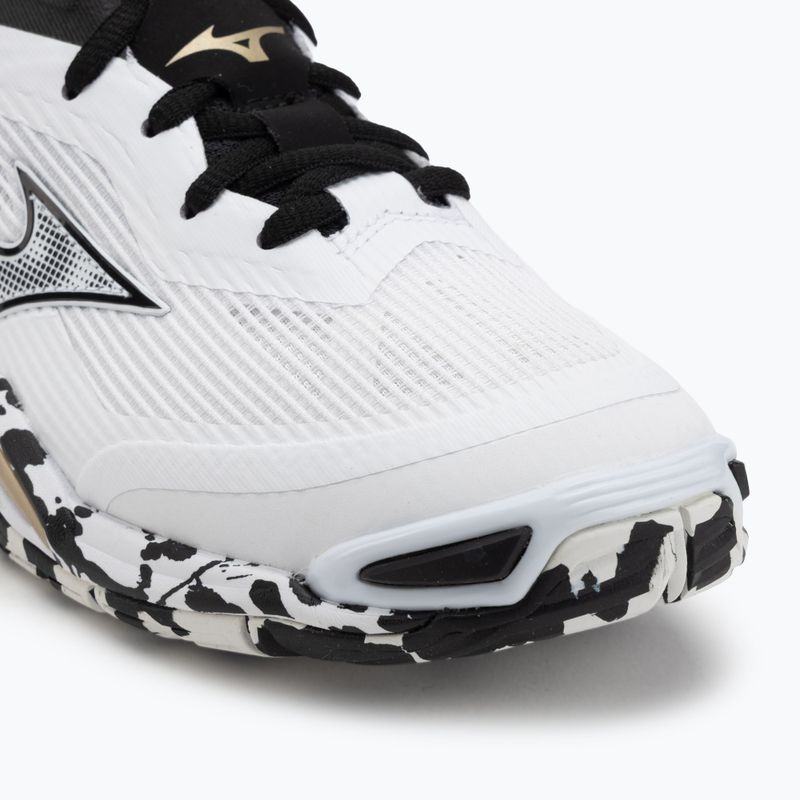 Взуття для гандболу Mizuno Wave Stealth 6 white/black/gold 7