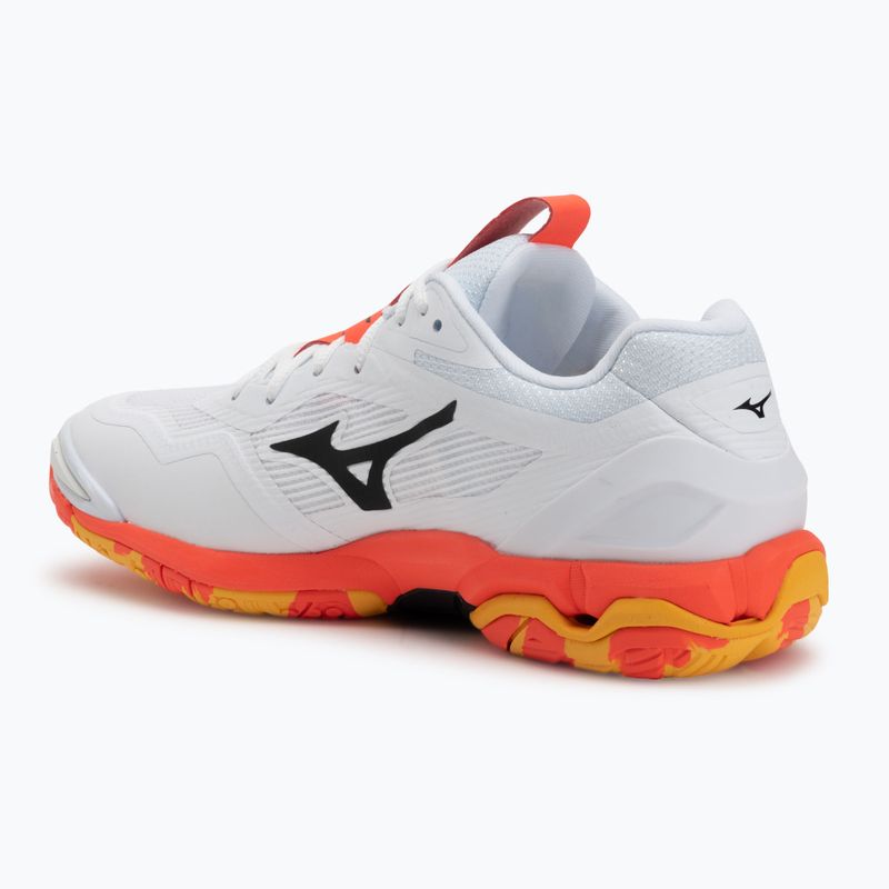 Кросівки гандбольні Mizuno Wave Stealth 6 white/fiery coral 2/citrus 3
