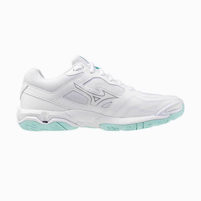 Кросівки гандбольні жіночі Mizuno Wave Phantom 3 white/blue tint 2