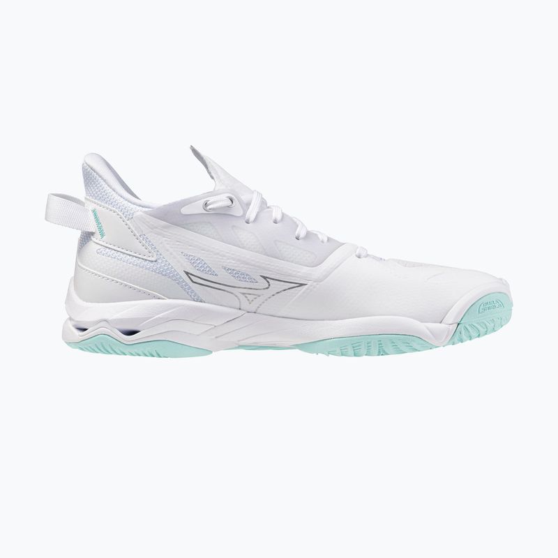 Кросівки гандбольні жіночі Mizuno Wave Mirage 5 white/blue tint 2