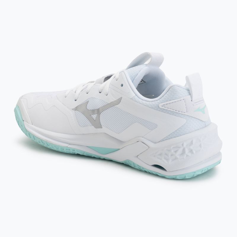 Жіночі гандбольні кросівки Mizuno Wave Stealth Neo 2 white/blue tint 3