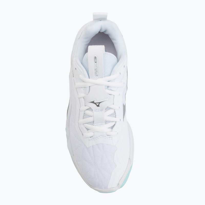 Жіночі гандбольні кросівки Mizuno Wave Stealth Neo 2 white/blue tint 5