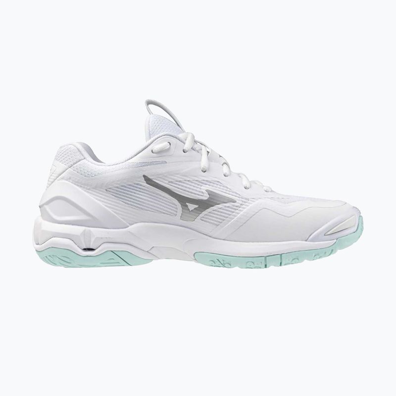 Кросівки гандбольні жіночі Mizuno Wave Stealth 6 white/blue tint 9