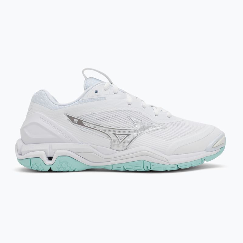 Кросівки гандбольні жіночі Mizuno Wave Stealth 6 white/blue tint 2