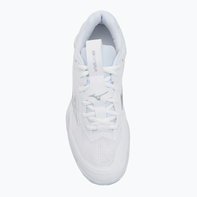 Кросівки гандбольні жіночі Mizuno Wave Stealth 6 white/blue tint 5