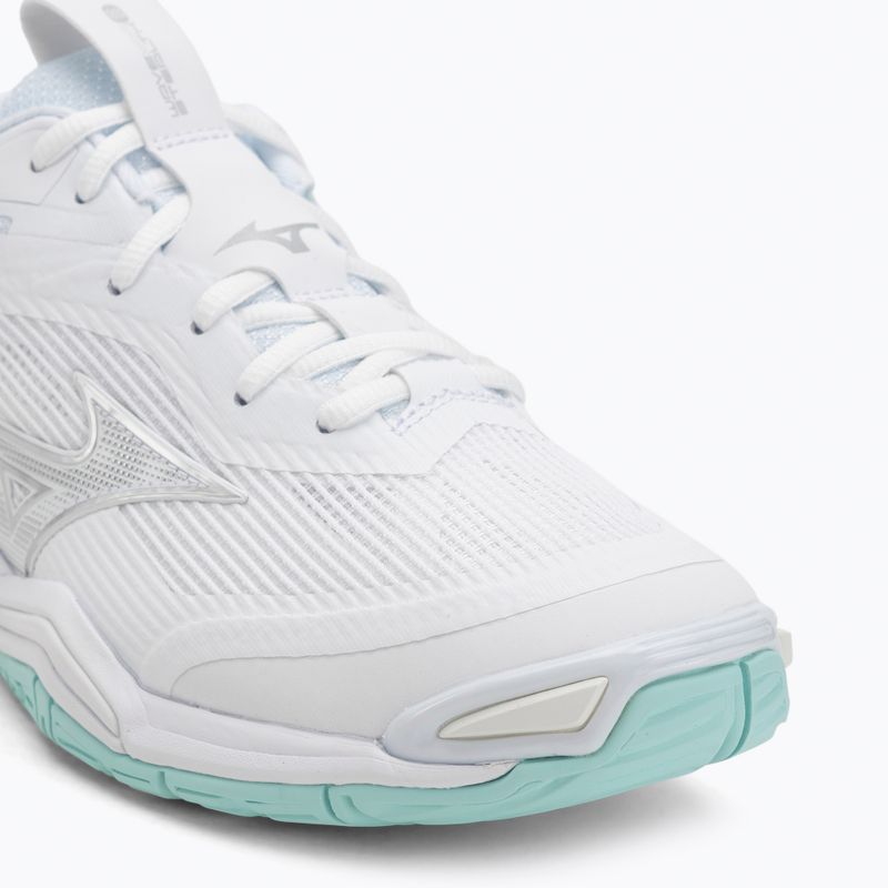 Кросівки гандбольні жіночі Mizuno Wave Stealth 6 white/blue tint 7