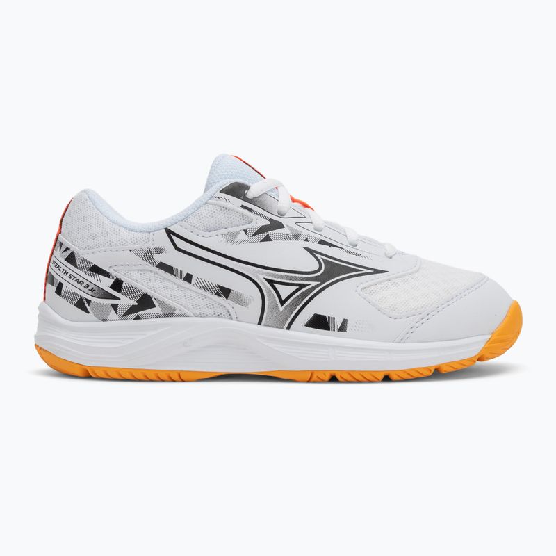 Кросівки дитячі Mizuno Stealth Star 3 white/fiery coral 2/citrus 2
