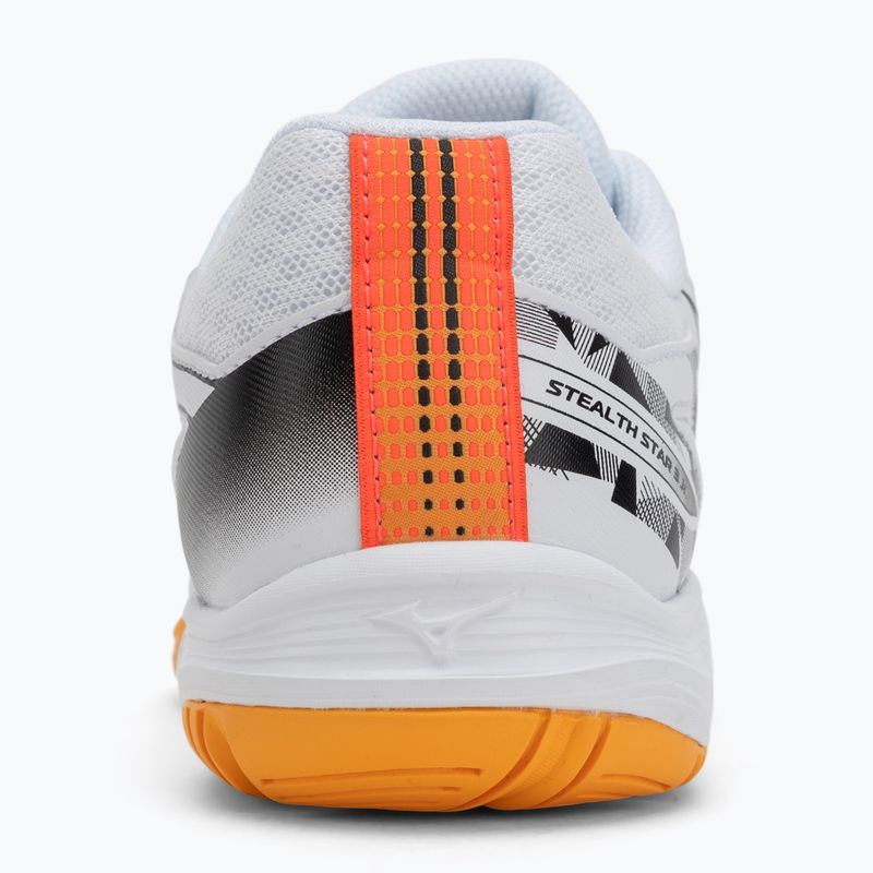 Кросівки дитячі Mizuno Stealth Star 3 white/fiery coral 2/citrus 6