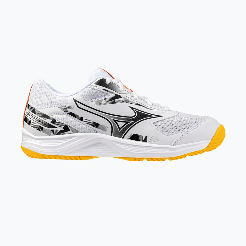 Кросівки дитячі Mizuno Stealth Star 3 white/fiery coral 2/citrus