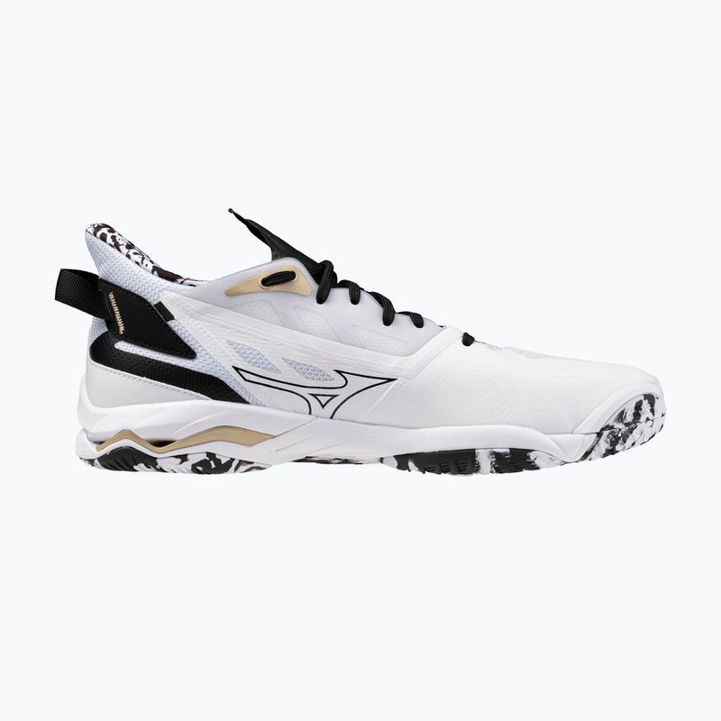 Кросівки гандбольні Mizuno Wave Mirage 5 white/black/ge gold 9