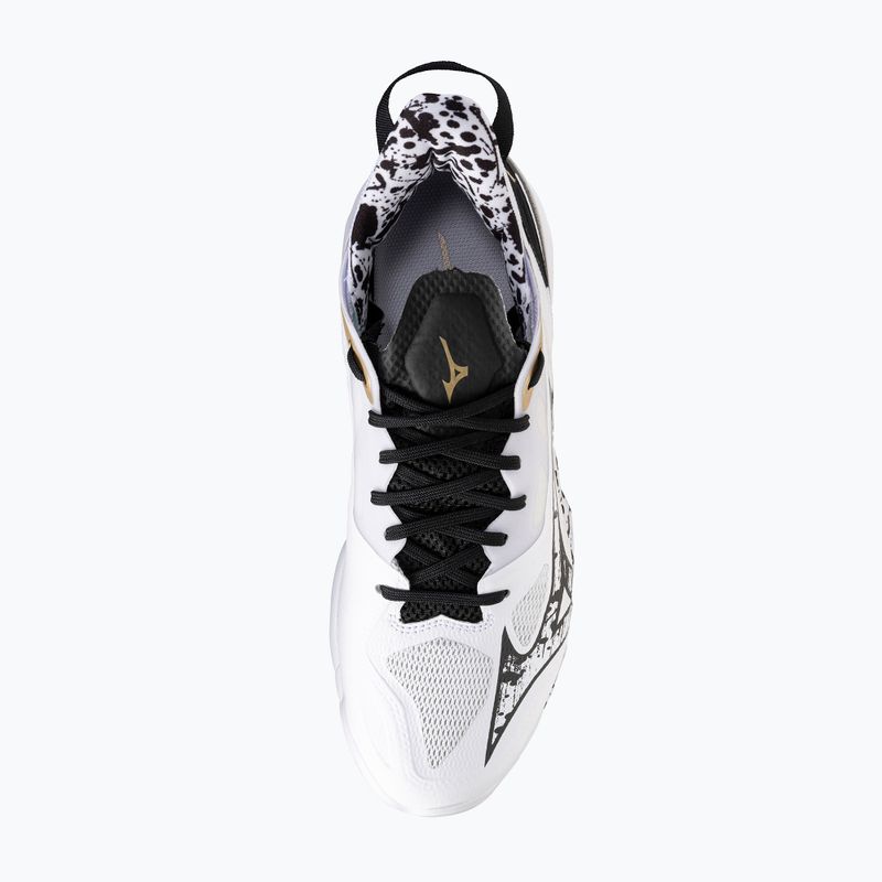 Кросівки для гандболу Mizuno Wave Mirage 5 white/black/ge gold 12