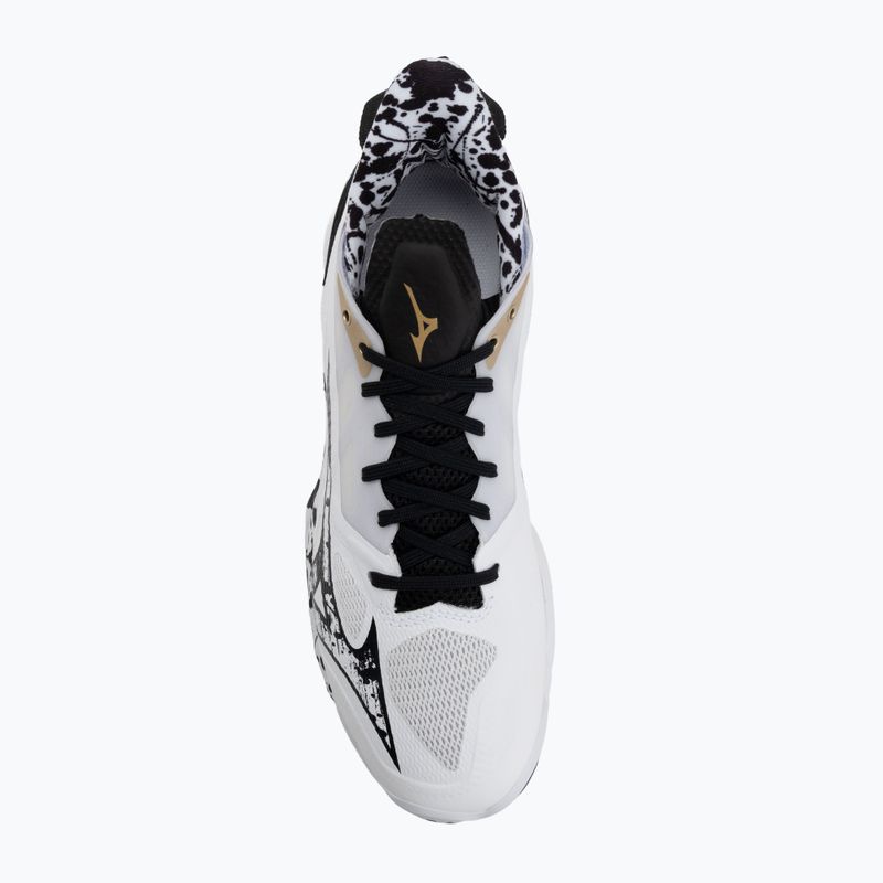 Кросівки для гандболу Mizuno Wave Mirage 5 white/black/ge gold 5