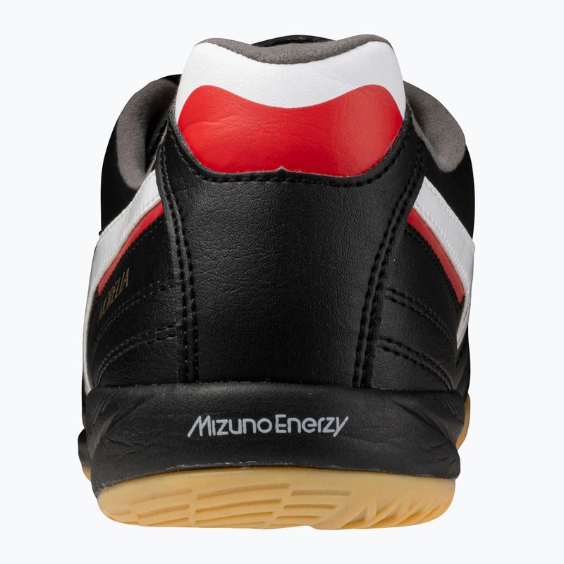 Кросівки футбольні Mizuno Morelia Sala Pro IN black/white/chinese red 3