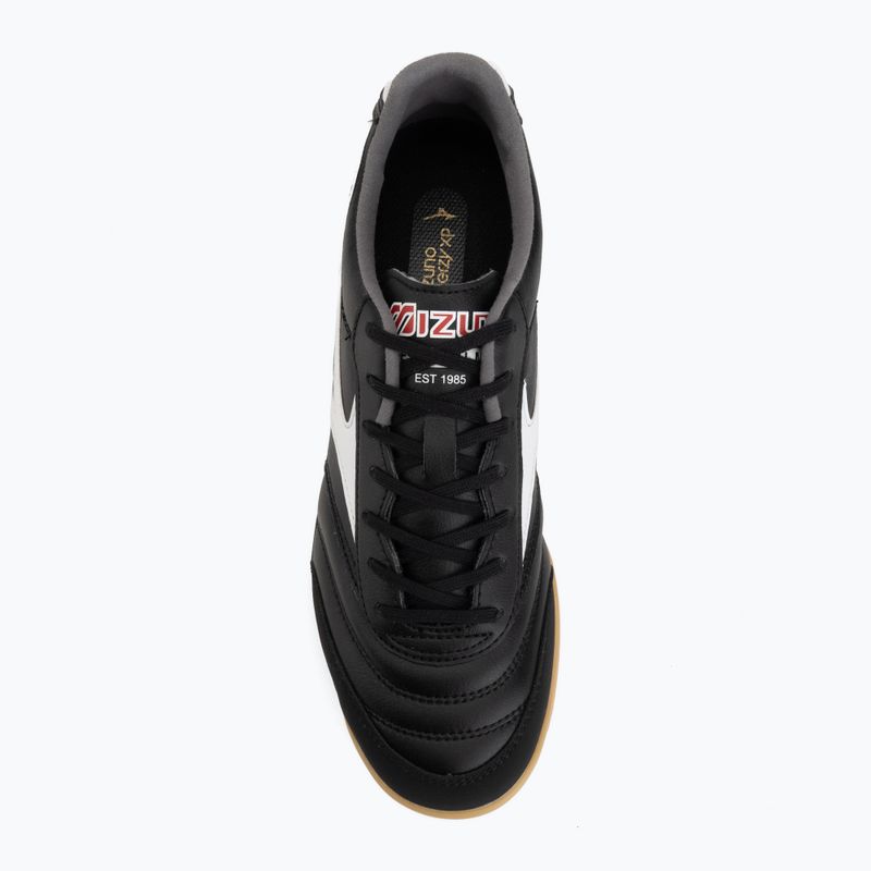 Кросівки футбольні Mizuno Morelia Sala Pro IN black/white/chinese red 5