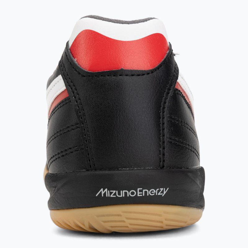 Кросівки футбольні Mizuno Morelia Sala Pro IN black/white/chinese red 6