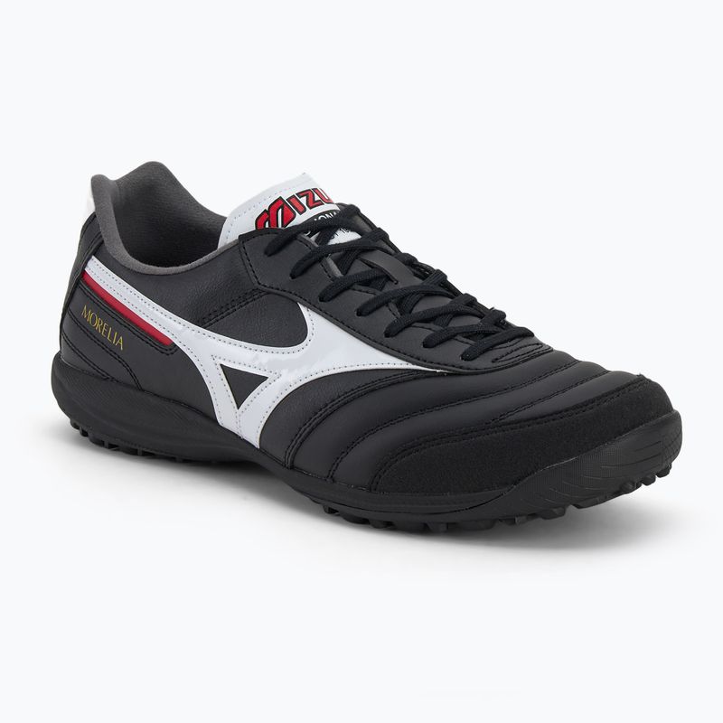 Кросівки футбольні чоловічі Mizuno Morelia Sala Elite TF black/white/chinese red