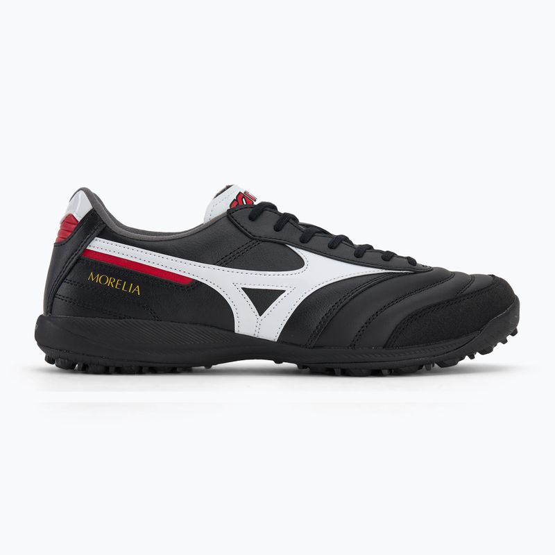 Кросівки футбольні чоловічі Mizuno Morelia Sala Elite TF black/white/chinese red 2