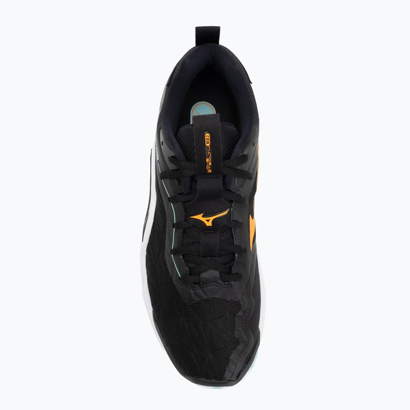 Кросівки гандбольні Mizuno Wave Stealth Neo 2 black/tangelo/ice green 5