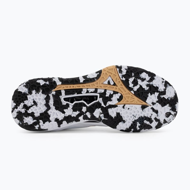 Кросівки гандбольні Mizuno Wave Stealth Neo 2 white/black/ge gold 4