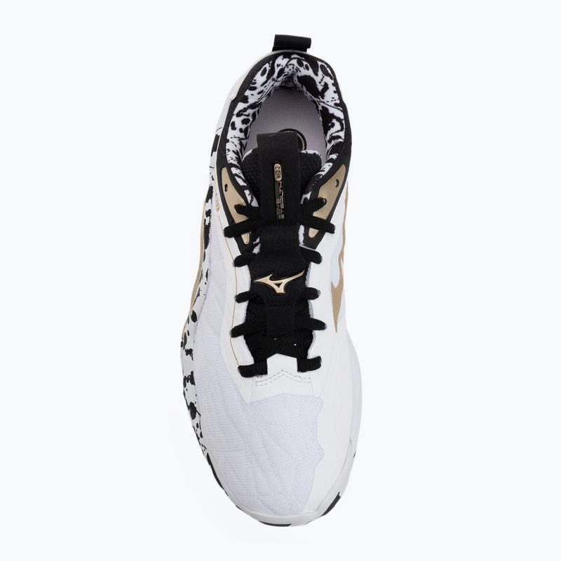 Кросівки гандбольні Mizuno Wave Stealth Neo 2 white/black/ge gold 5
