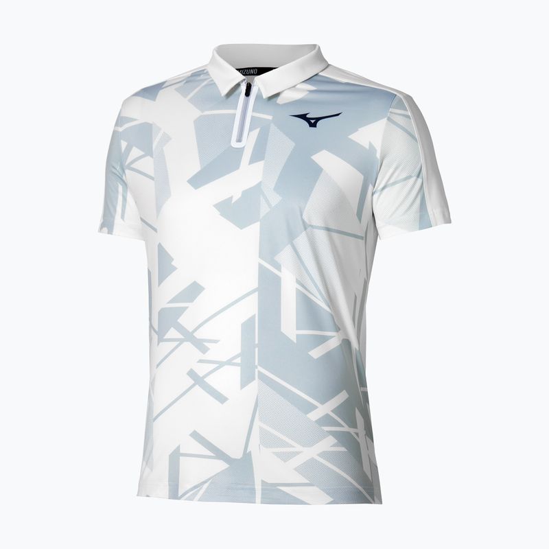Футболка чоловіча Mizuno Daybreakers Shadow Polo white/gray