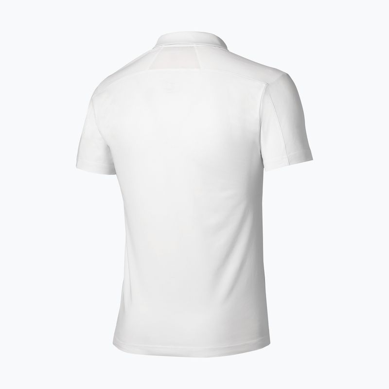 Футболка чоловіча Mizuno Daybreakers Shadow Polo white/gray 2