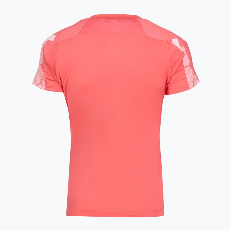 Футболка тенісна жіноча Mizuno Daybreakers Printed calypso coral 2