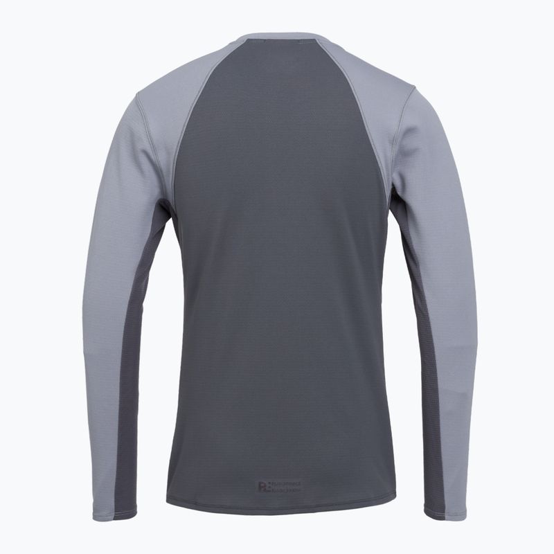 Лонгслів для бігу чоловічий Mizuno Tech Thermal Charge quiksilver 2