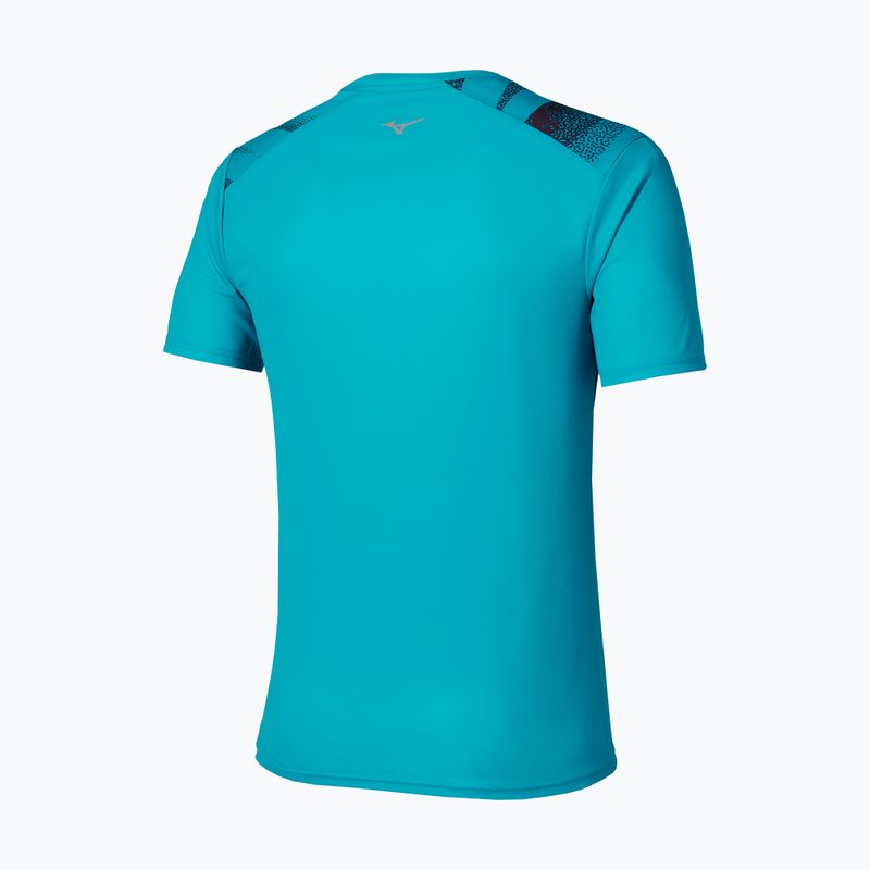 Футболка для бігу чоловіча Mizuno Core Graphic Tee capri breeze 2