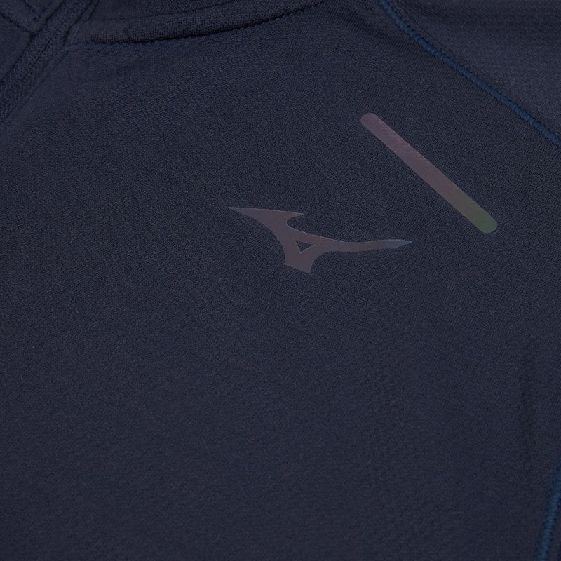 Лонгслів для бігу чоловічий Mizuno Tech Thermal Charge Half Zip baritone blue 3