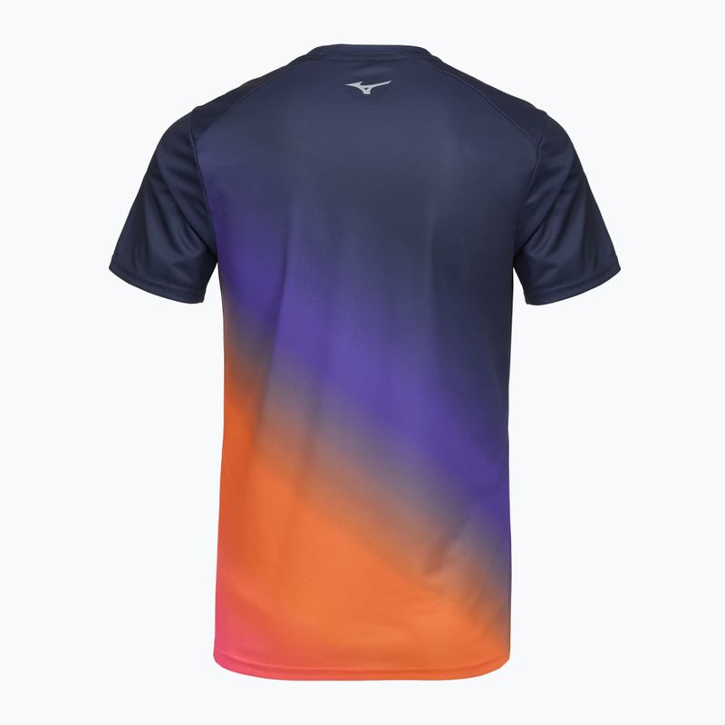 Футболка для бігу чоловіча Mizuno Summer Pack QD Tee yuuyake 2