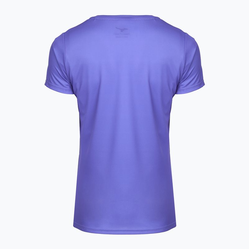Футболка для бігу жіноча Mizuno Core Graphic Tee iris bloom 2