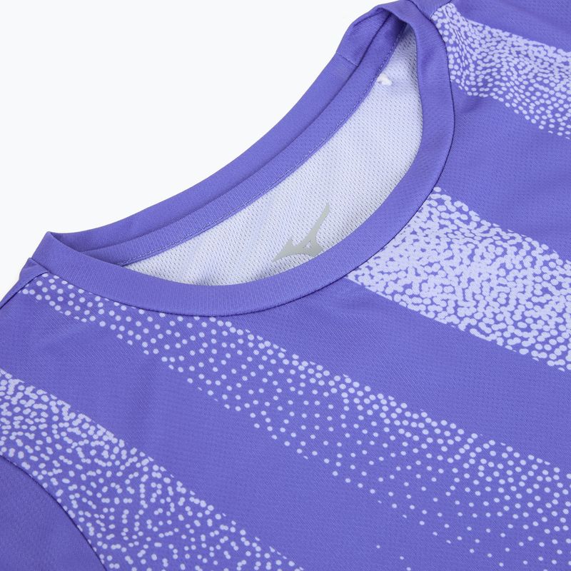 Футболка для бігу жіноча Mizuno Core Graphic Tee iris bloom 3