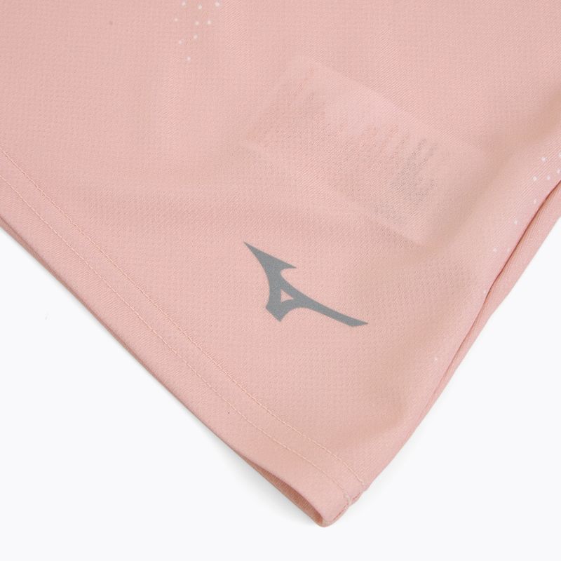 Футболка для бігу жіноча Mizuno Core Graphic Tee bleached mauve 4