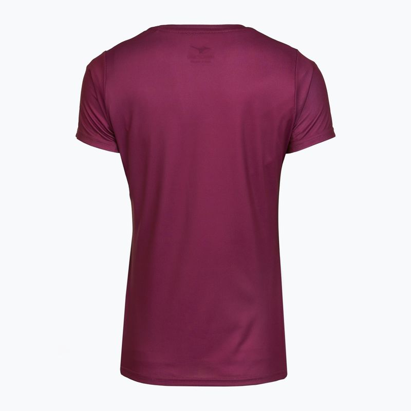 Футболка для бігу жіноча Mizuno Core Graphic Tee dark purple 2